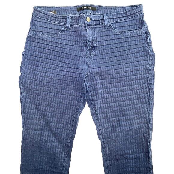 J Brand Celestine Super Skinny textured blue jeans pants size 30 485B010 - Picture 2 of 10